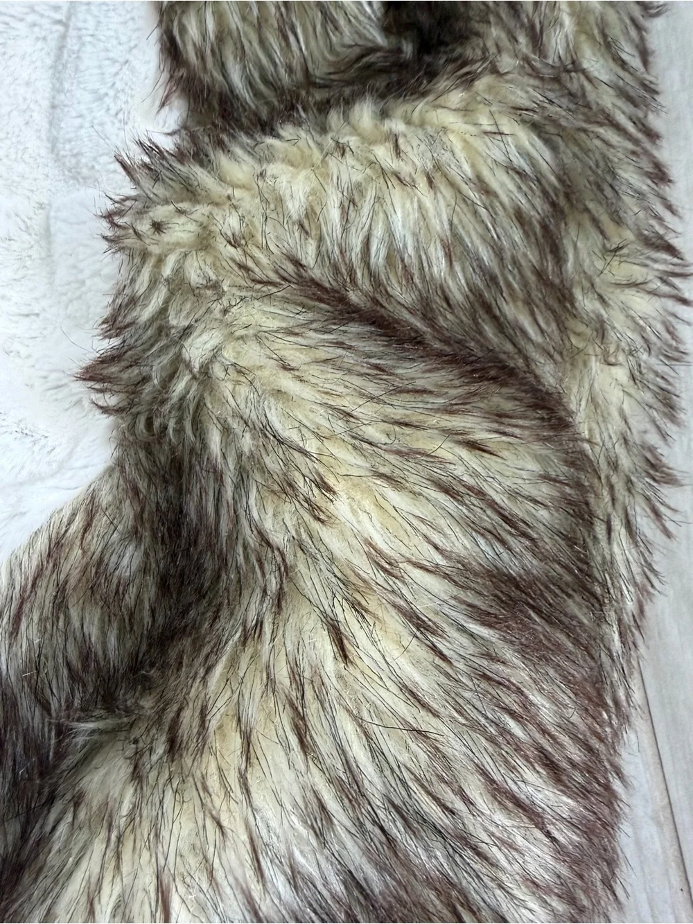 Pottery Barn Kids Faux Fur Raccoon Halloween Costume Hood & Tail Set size 3T